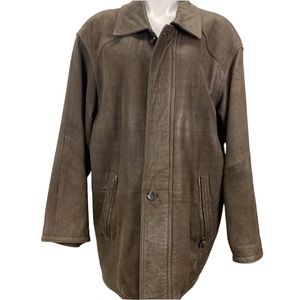 Vintage leather rancher coat Jezelite